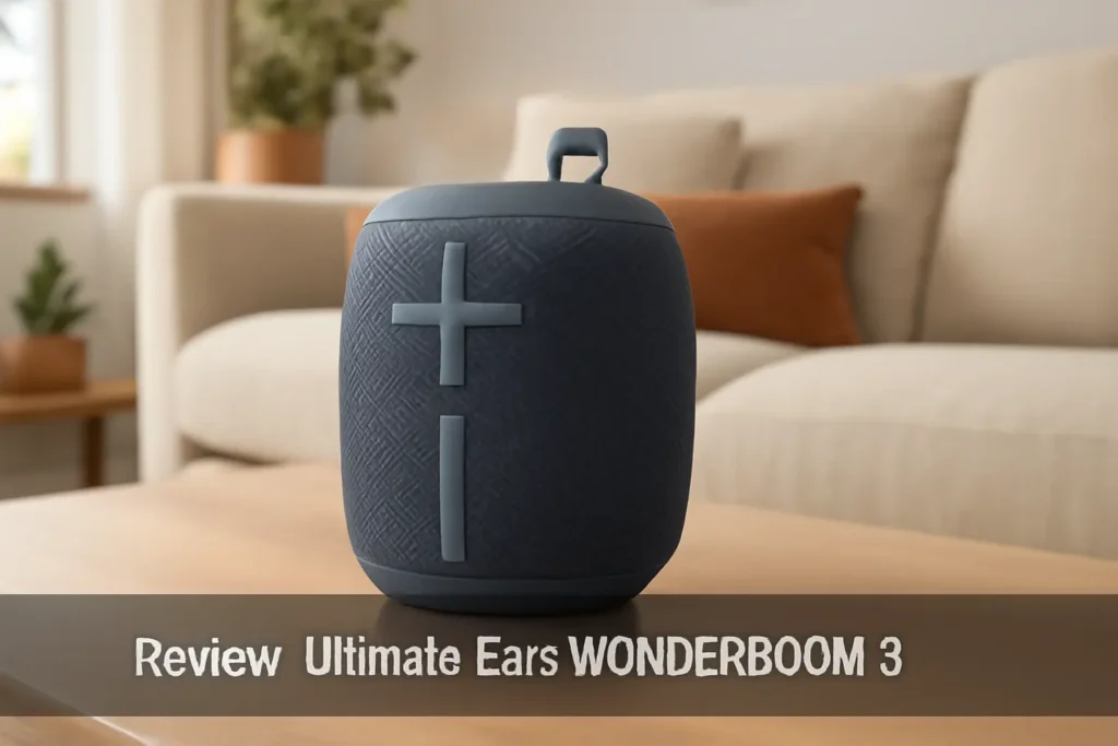 Caixa de Som Bluetooth Ultimate Ears WONDERBOOM 3: Som de 360°, Resistente à Água e Poeira