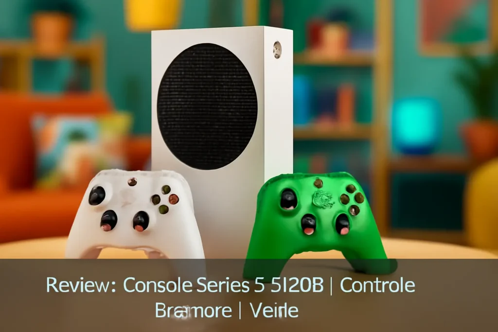 Console Séries S 512GB 1 Controle Branco e 1 Verde: Desempenho e Conectividade