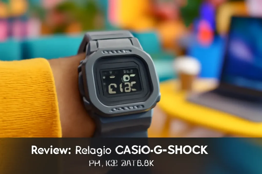 Relógio CASIO G-SHOCK masculino digital cinza DW-5610SU-8DR – Alta Performance e Estilo