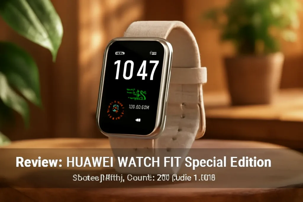 HUAWEI WATCH FIT Special Edition: Tela AMOLED, Gestão de Saúde e GPS