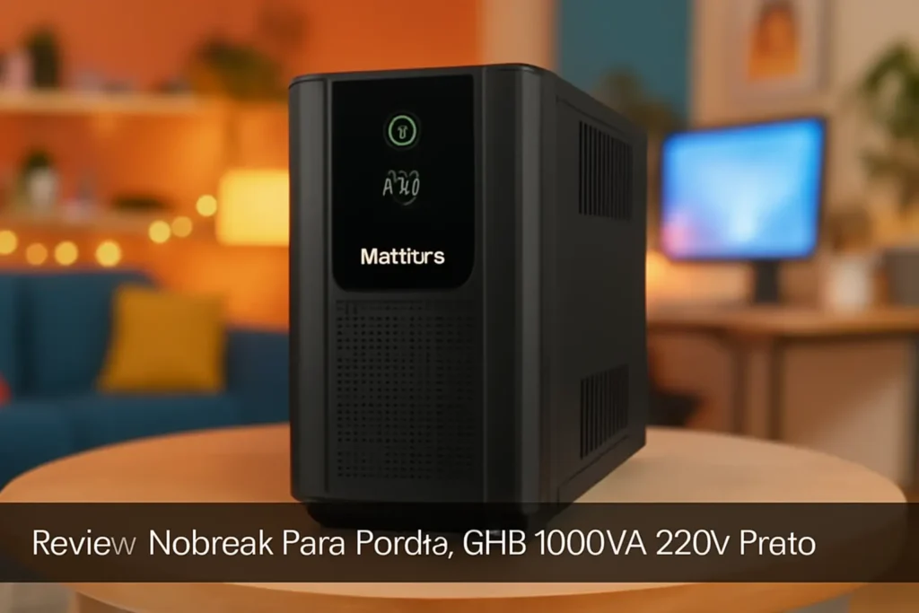 Nobreak Para Portão GNB 1000VA 220V Preto Intelbras