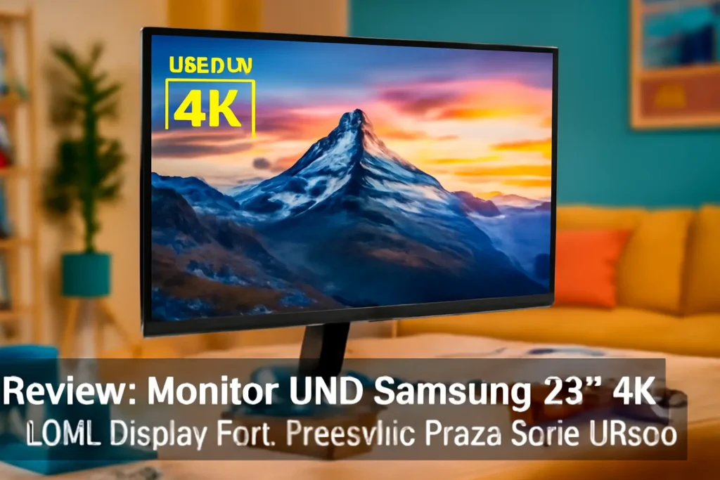 Monitor UHD Samsung 28" 4K, HDMI, Display Port, FreeSync, Preto, Série UR550