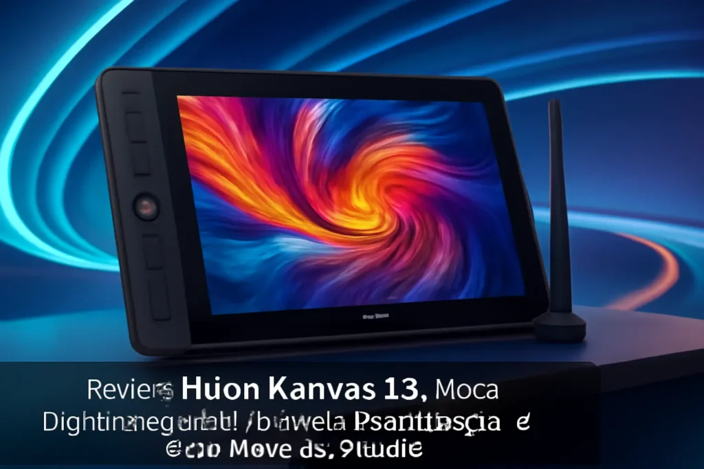 Huion Kamvas 13: Mesa Digitalizadora com Função de Inclinação e 8192 Níveis de Pressão