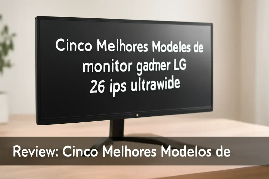 Cinco Melhores Modelos de monitor gamer LG 26 ips ultrawide