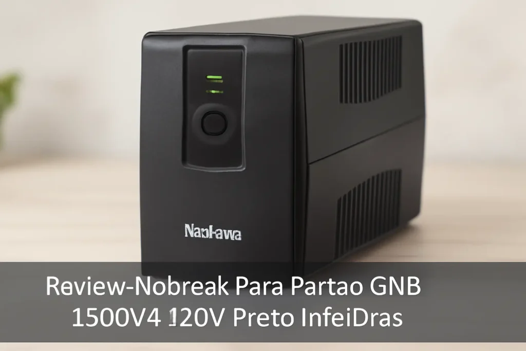 Nobreak Para Portão GNB 1500VA 120V Preto Intelbras