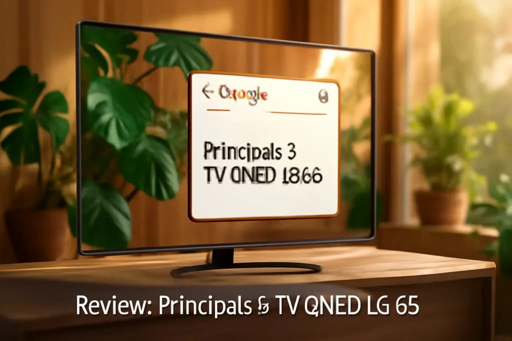 Principais 5 TV QNED LG 65
