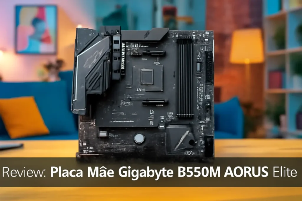 Placa Mãe Gigabyte B550M AORUS Elite, Chipset B550, AMD AM4, mATX, DDR4
