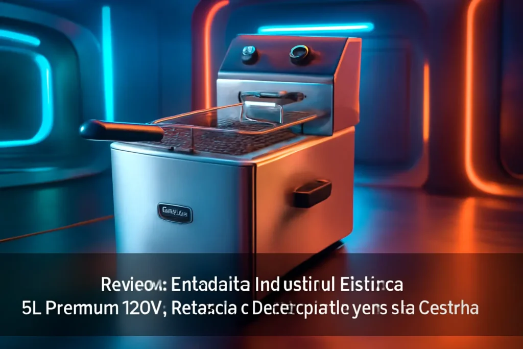 Fritadeira Industrial Elétrica 5L Premium 127V: Potência e Desempenho para sua Cozinha