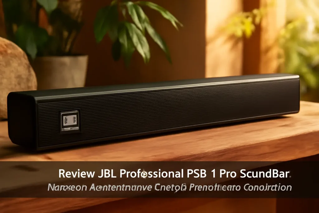 JBL Professional PSB-1 Pro SoundBar: Potência e Qualidade de Áudio para Ambientes Comerciais