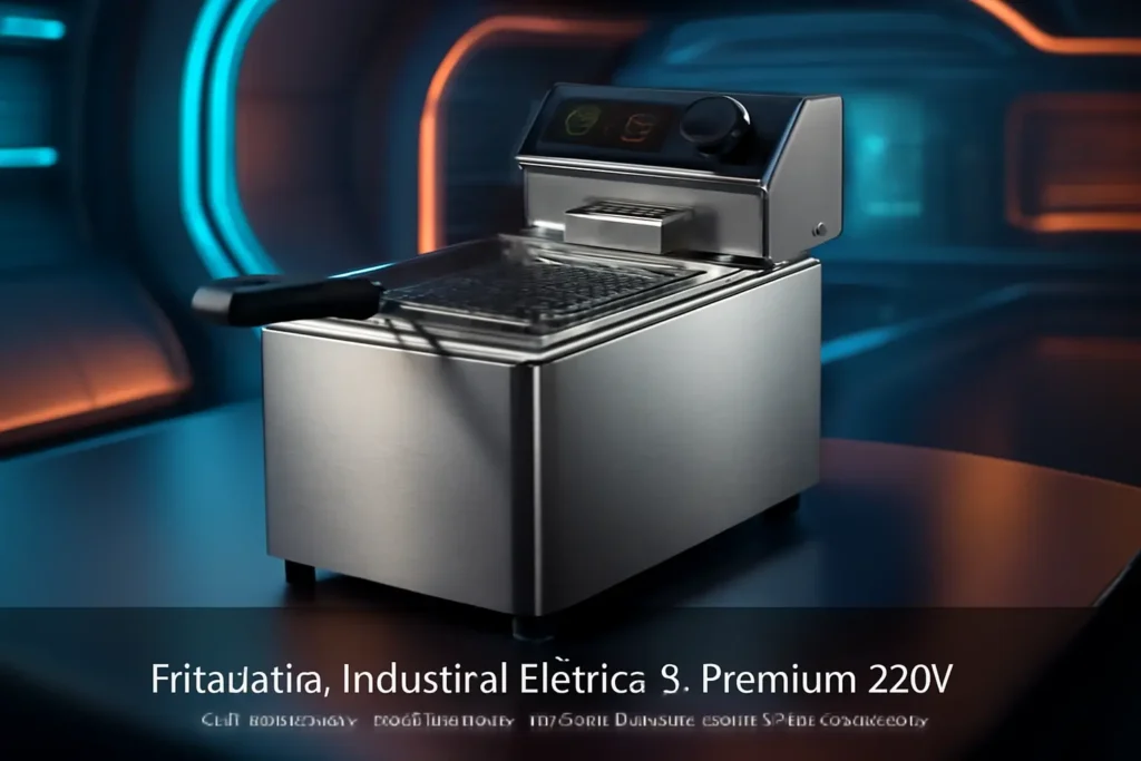 Fritadeira Industrial Elétrica 5L Premium 220V Loja Nacional - Alta Potência e Eficiência para Cozinhas Comerciais