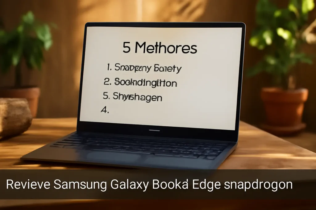 Lista de 5 Melhores: Samsung Galaxy book4 edge snapdragon