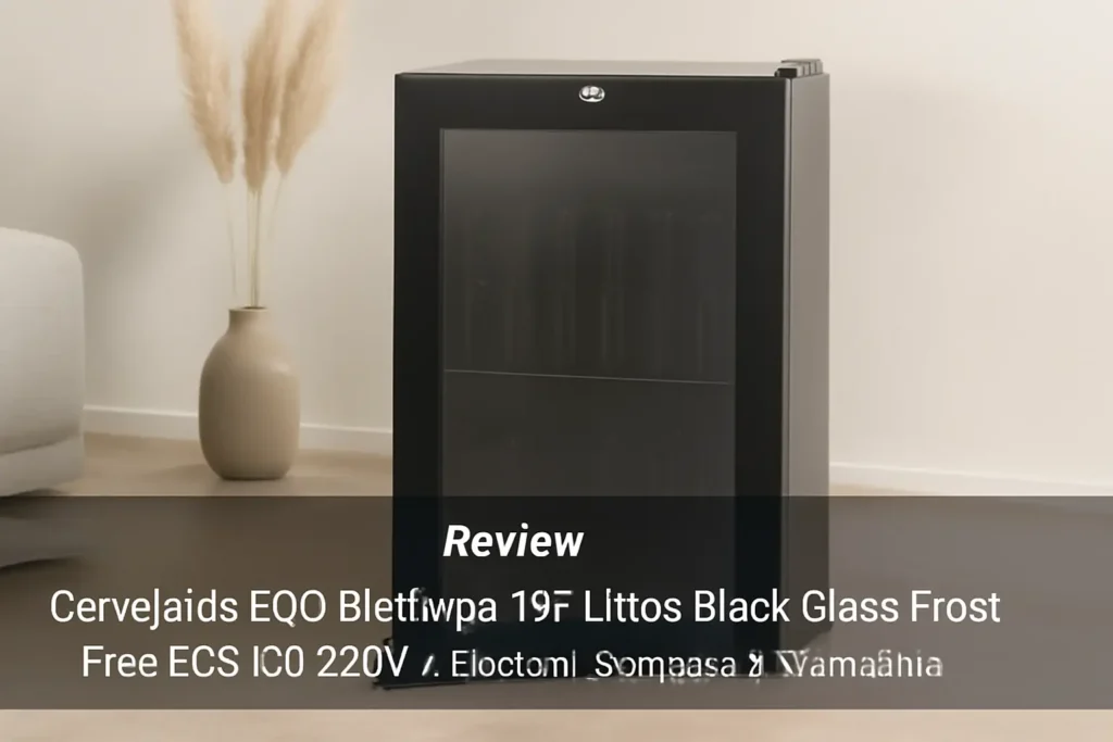 Cervejeira EOS Bierhaus 100 Litros Black Glass Frost Free ECE120 220V – Eficiente, Compacta e Sustentável