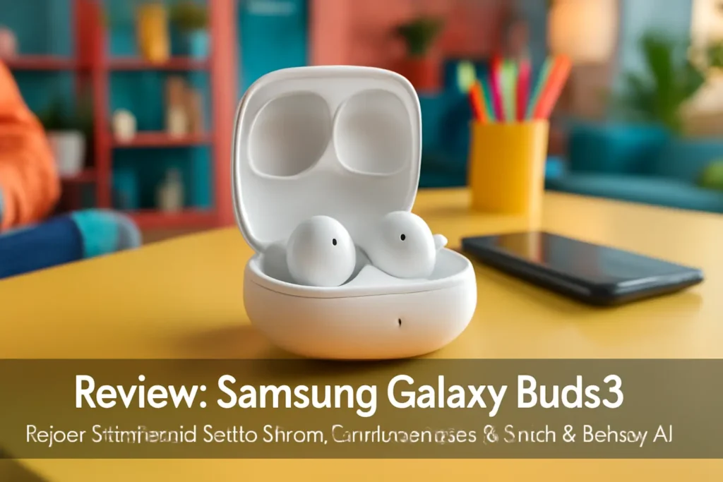 Samsung Galaxy Buds3: Fones de Ouvido sem Fio com Cancelamento de Ruído e Galaxy AI