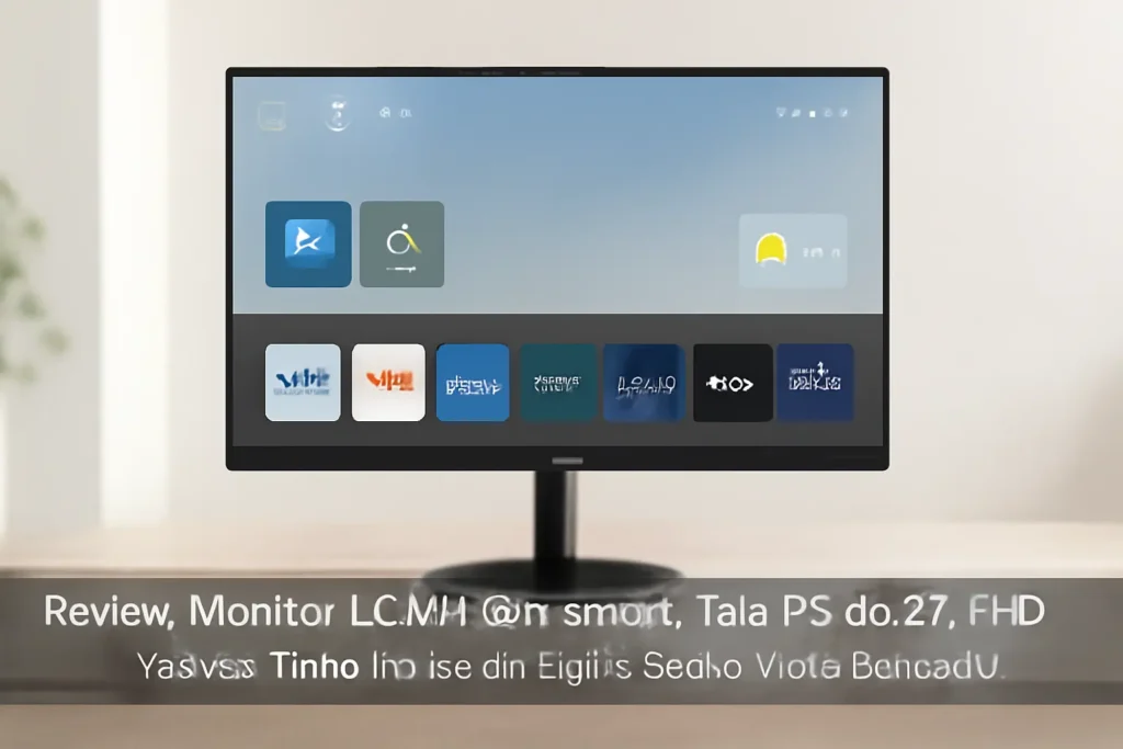 Monitor LG MyView Smart - Tela IPS de 32”, FHD, WebOS, ThinQ Home, Air Play 2, Screen Share, Bluetooth