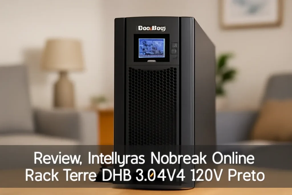 Intelbras Nobreak Online Rack Torre DNB 3.0kVA 120V RT Preto