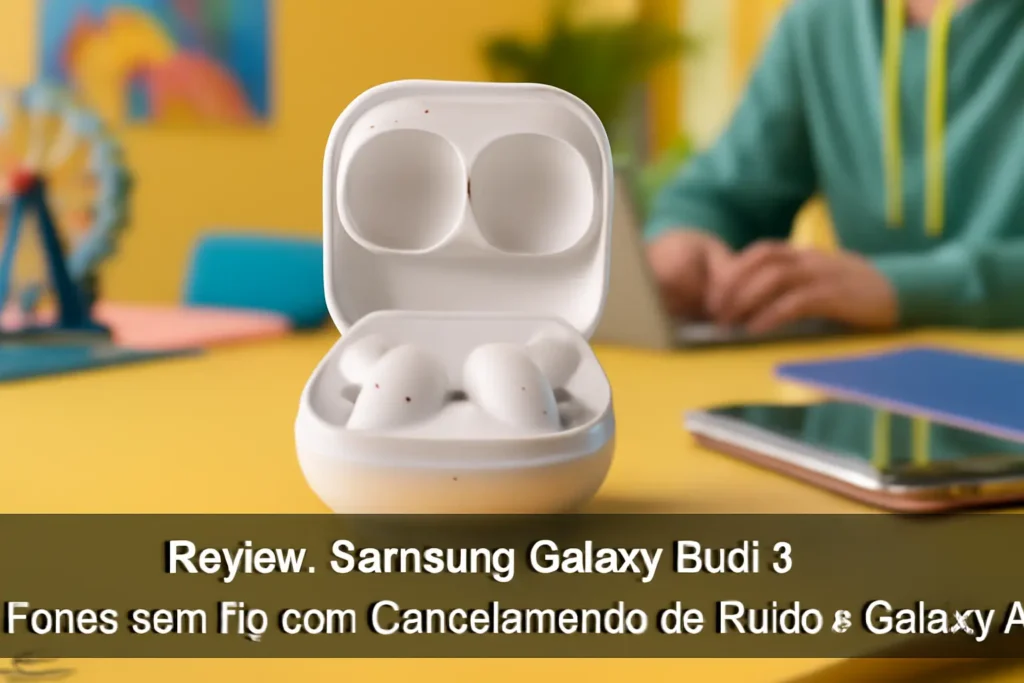 Samsung Galaxy Buds3: Fones sem fio com Cancelamento de Ruído e Galaxy AI