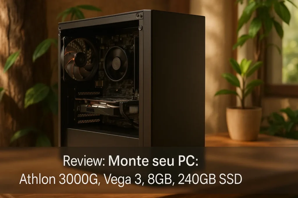 Monte seu PC: Athlon 3000G, Vega 3, 8GB, 240GB SSD