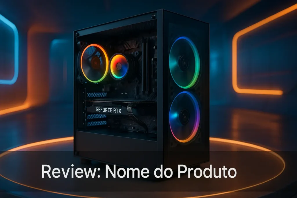 Monte seu PC: Ryzen 5 8400F, RTX 3050, 16GB, 480GB SSD