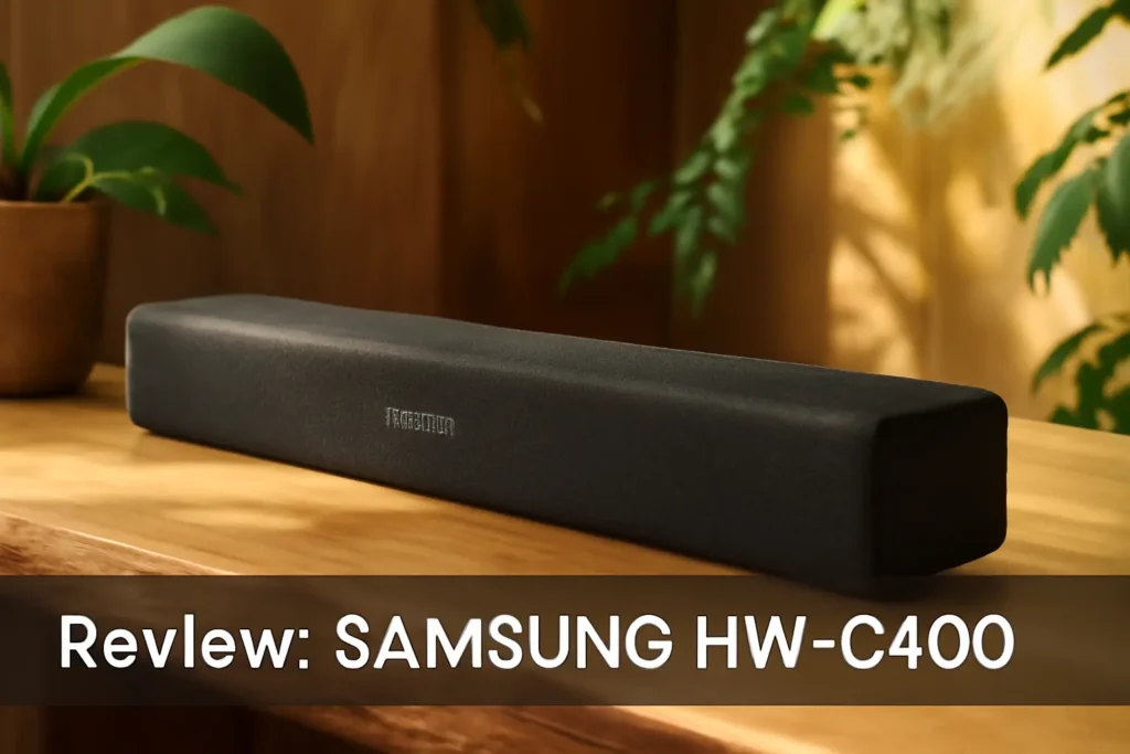 SAMSUNG HW-C400 Barra de Som 2.0 Canais com Woofer Embutido