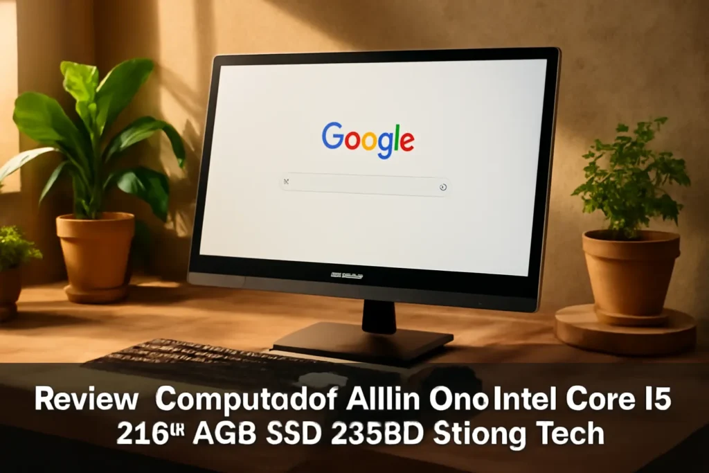 Computador All In One Intel Core i5 21,5" 8GB SSD 256GB Strong Tech