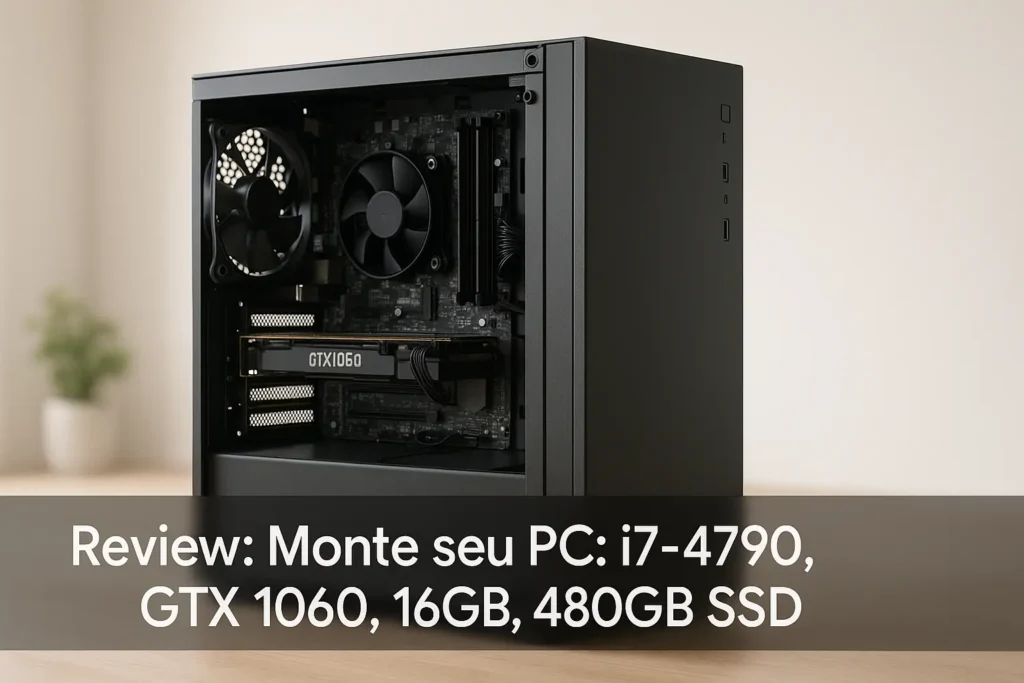 Monte seu PC: i7-4790, GTX 1060, 16GB, 480GB SSD