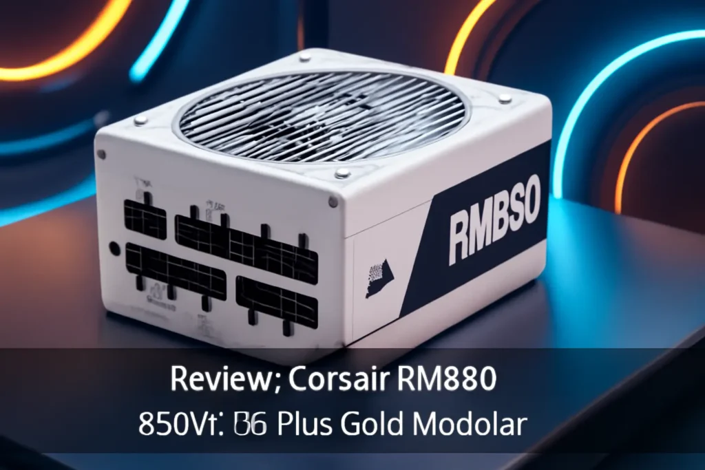 Fonte Corsair RM850 850W, 80 Plus Gold Modular, Branco