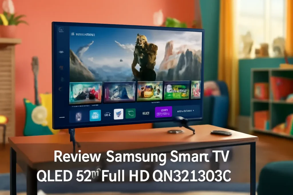 Samsung Smart TV QLED 32" Full HD QN32LS03C - Gaming Hub, Tela Matte, Modo Arte