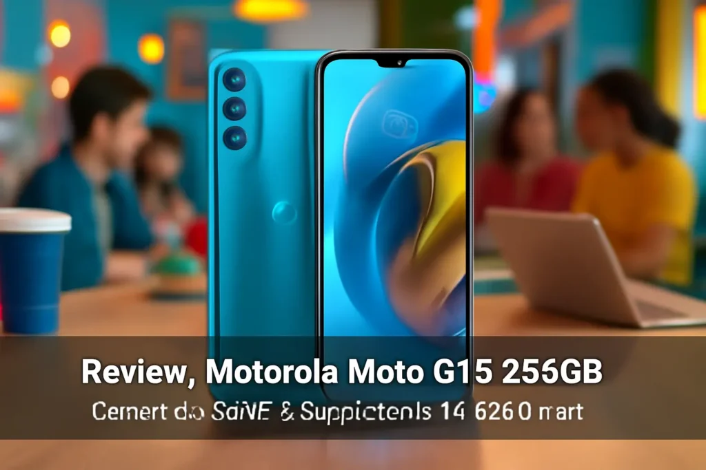 Smartphone Motorola Moto G15 256GB: Câmera de 50MP e Superbateria de 5200mAh