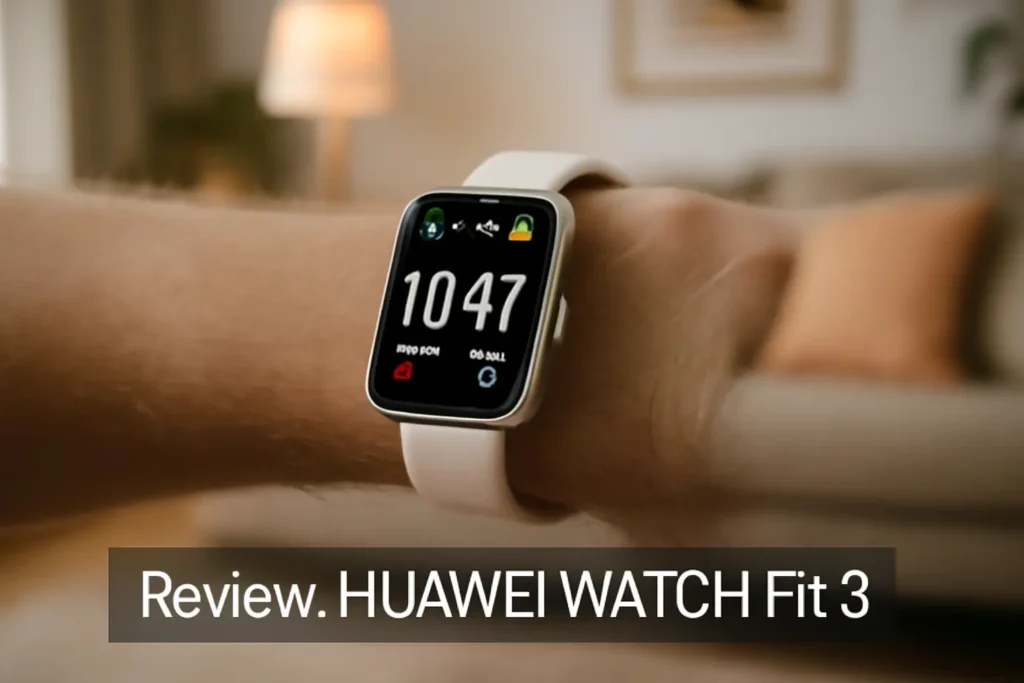SmartWatch HUAWEI WATCH Fit 3 - Monitoramento de Exercícios e Saúde