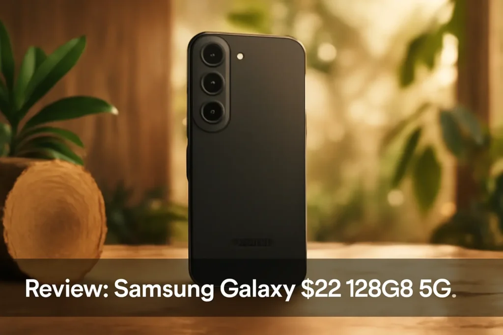 Smartphone Samsung Galaxy S22 128GB 5G - Preto, Câmera Tripla 50MP + Selfie 10MP, RAM 8GB, Tela 6.1"