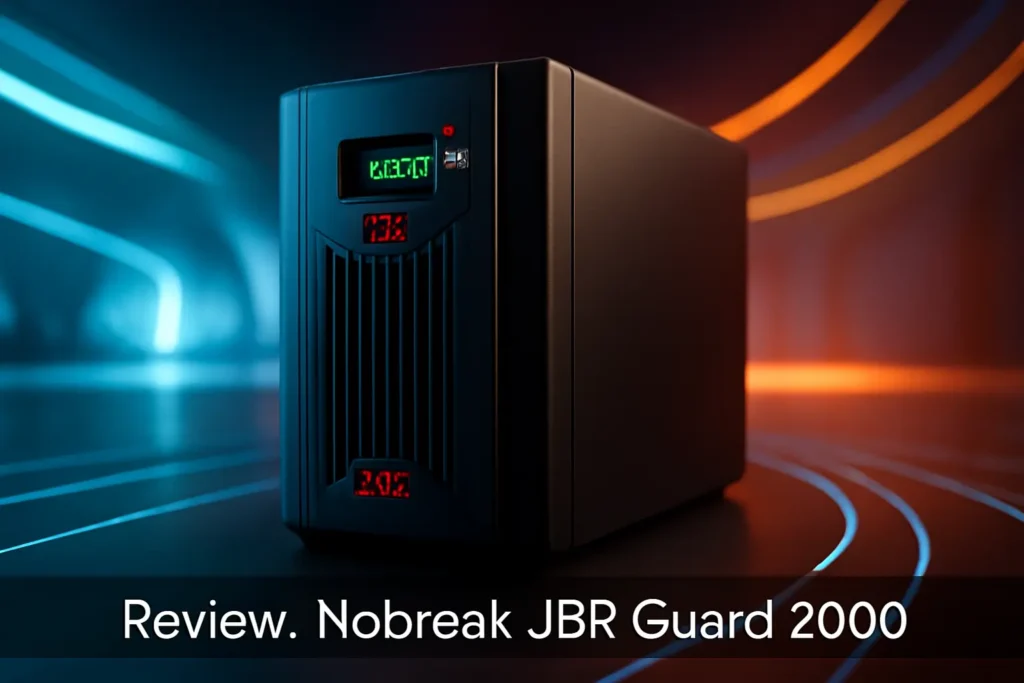 Nobreak JBR Guard 2000 2000VA 220v Preto - Proteção e Desempenho para Seus Equipamentos