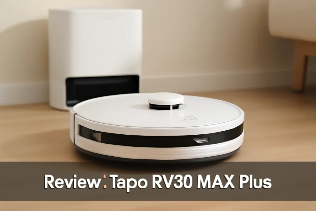 Tapo RV30 MAX Plus: Aspirador de Pó Robô com Potência de Sucção Ultra e Navegação Avançada