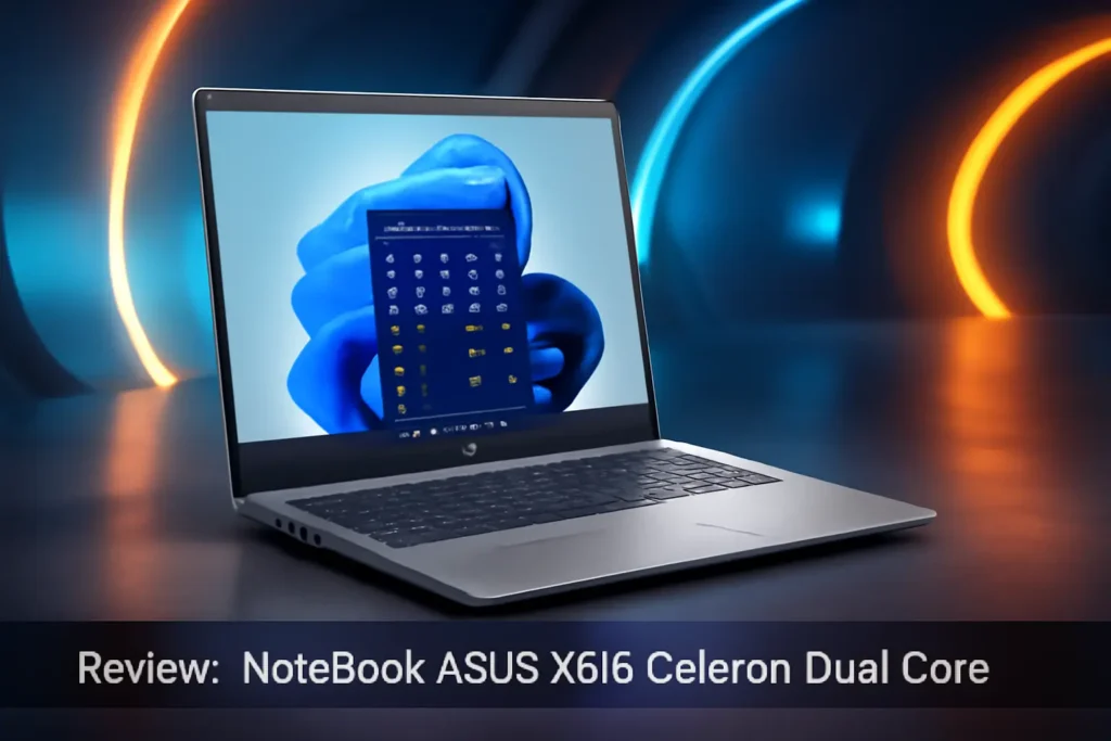 Notebook ASUS X515 Celeron Dual Core, 4 GB, 128 GB SSD, W11 Home - X515KA-BR309WS
