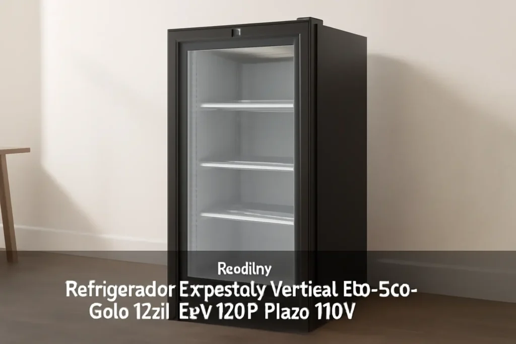Refrigerador Expositor Vertical Eos Eco Gelo 124L EEV120P Preto 110V – Capacidade e Eficiência