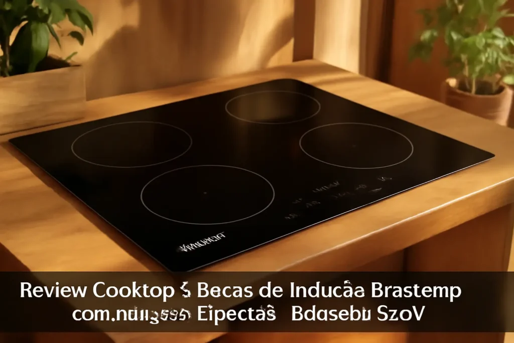 Cooktop 4 Bocas de Indução Brastemp com Funções Especiais - BDJ60BE 220V