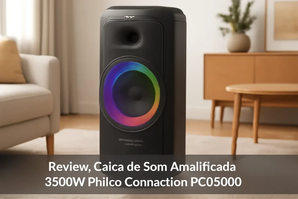 Caixa de Som Amplificada 3500W Philco Connection PCX35000