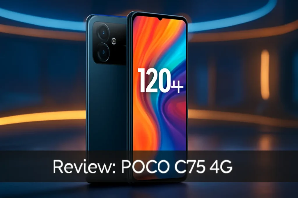 Xiaomi POCO C75 4G: Desempenho Impressionante e Tela 120Hz