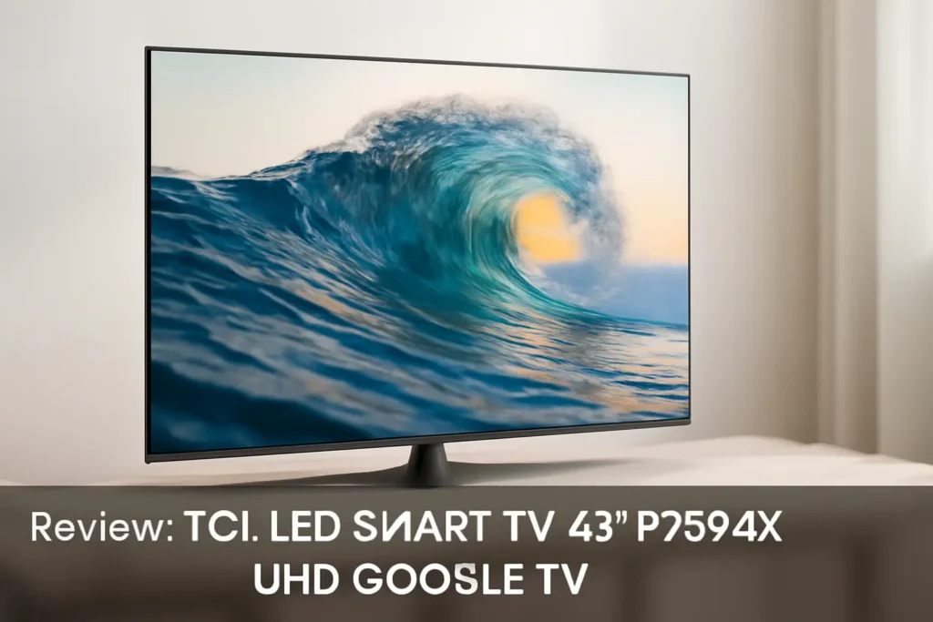TCL LED SMART TV 43” P755 4K UHD GOOGLE TV - Design Moderno e Desempenho Imersivo