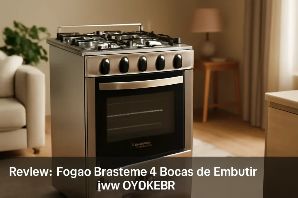 Fogão Brastemp 4 Bocas de Embutir Inox BYO4EBR - Bivolt
