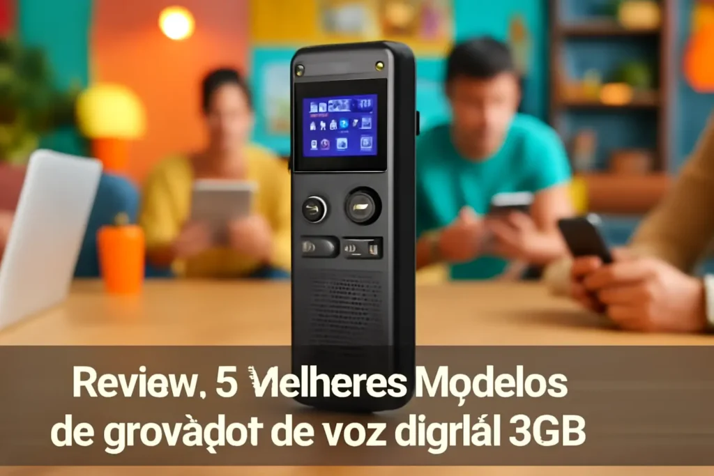 5 Melhores Modelos de gravador de voz digital 8gb