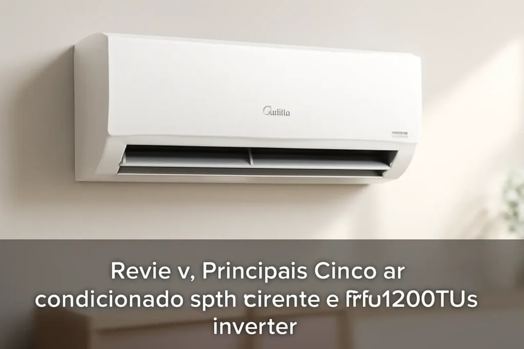 Principais Cinco ar condicionado split quente e frio 12000 btus inverter