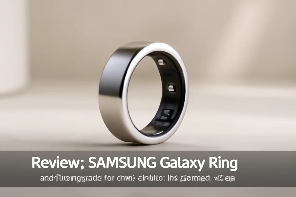 SAMSUNG Galaxy Ring: Anel Inteligente AI com Monitor de Fitness e Sono