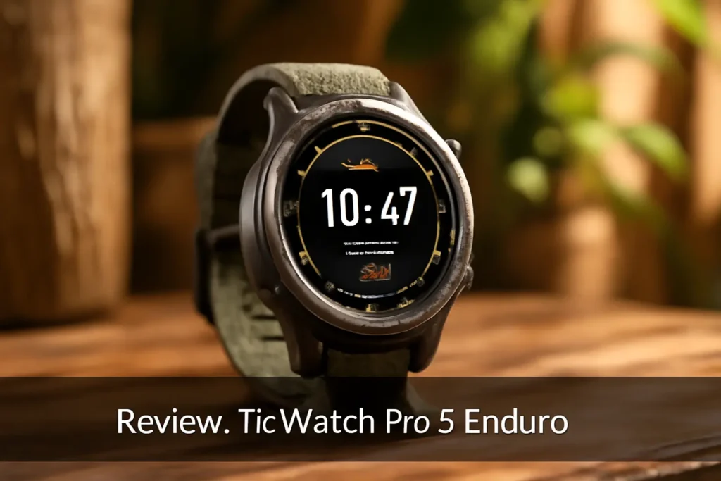 TicWatch Pro 5 Enduro Smartwatch: Bateria de 90 Horas, GPS e Mais