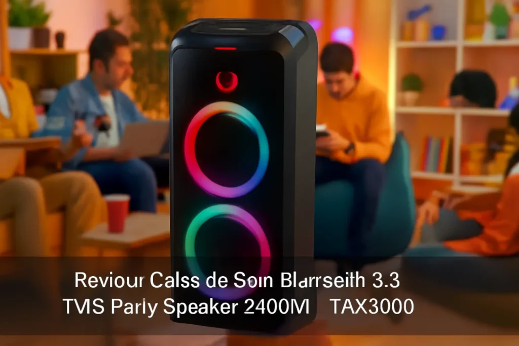 Caixa de Som Bluetooth 5.3 TWS Party Speaker 2400W - TAX5509