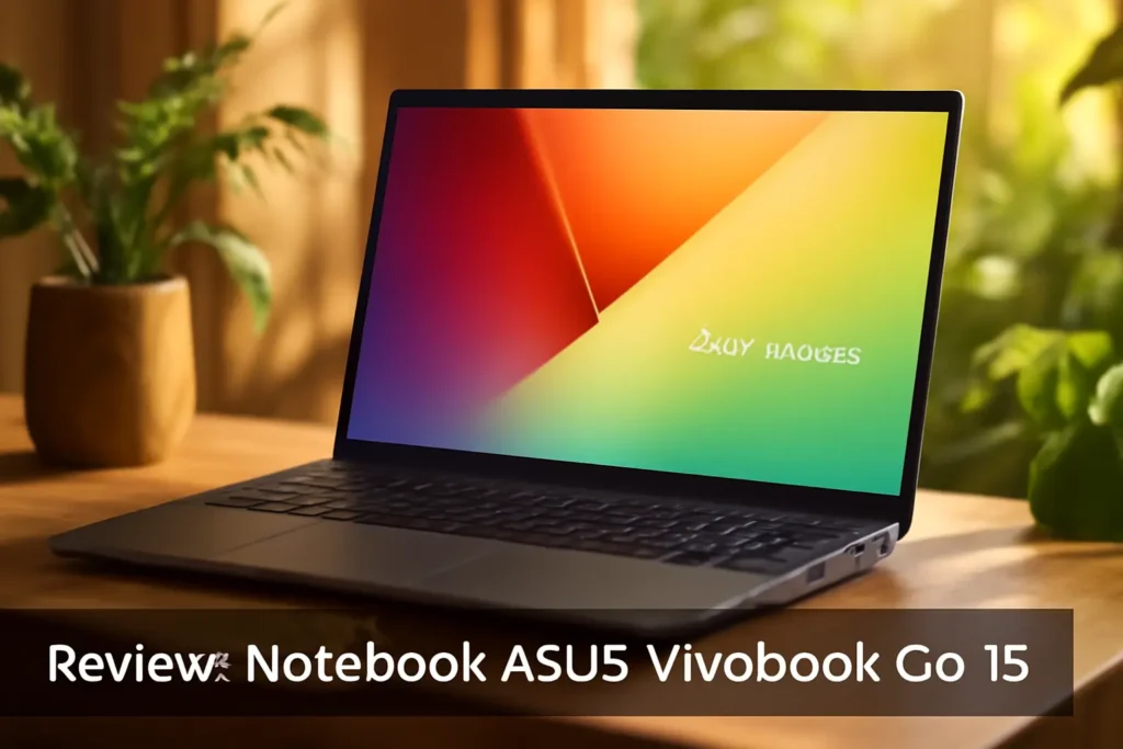 Notebook ASUS Vivobook Go 15 - AMD Ryzen 5, 16GB RAM e 512GB SSD