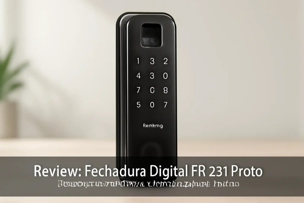 Fechadura Digital FR331 Preto Intelbras - Acesso por Biometria e Tecnologia de Ponta