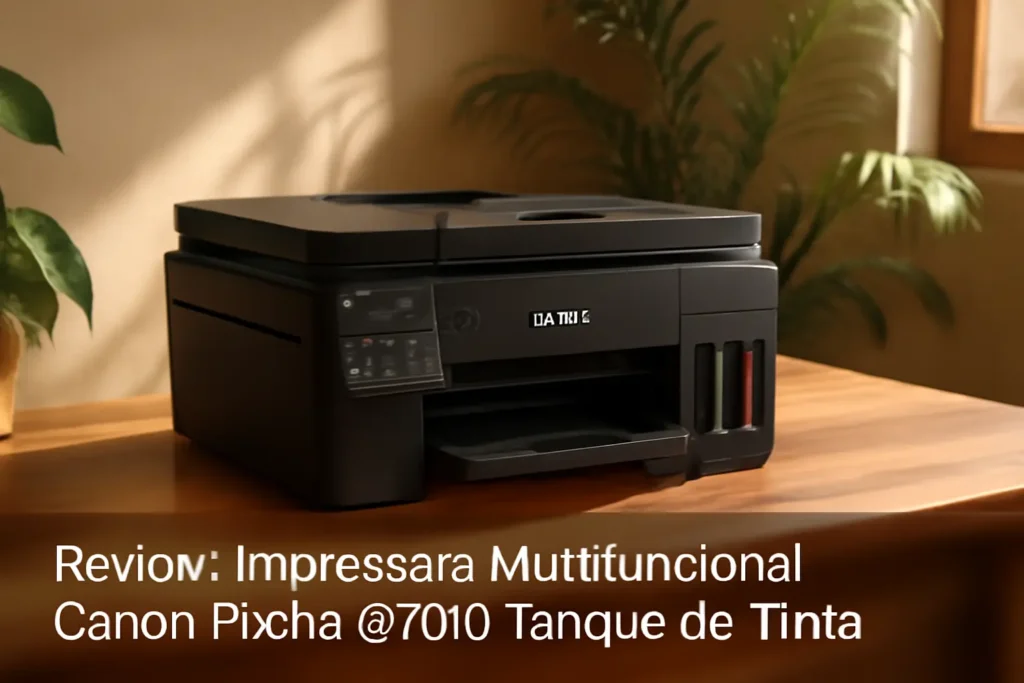 Impressora Multifuncional Canon Pixma G7010 Tanque de Tinta