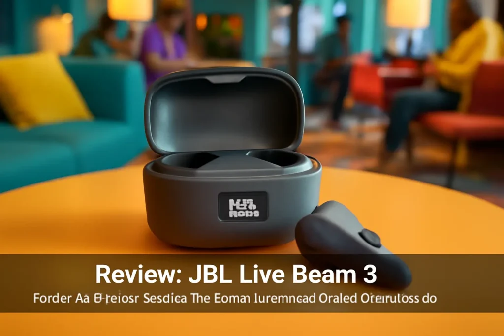 JBL Live Beam 3 - Fones de Ouvido Sem Fio com Cancelamento de Ruído e Conectividade Multiponto