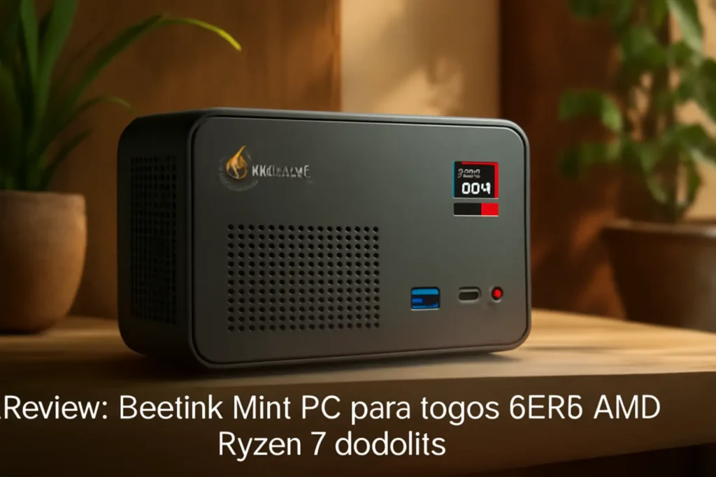 Beelink Mini PC para jogos SER8 AMD Ryzen 7 8845HS