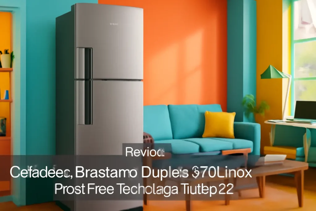 Geladeira Brastemp Duplex 375L Inox - Frost Free e Tecnologia Turbo 2s